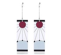 Donna Orecchini D'Argento, Cosplay Anime Orecchini Gioielli Demon Slayer Orecchini Nessuna Lama Di Fantasma Acrilico Cangle Earings per Le Donne Uomini Regali per Fidanzata, Moglie, Sorella, Figlia,