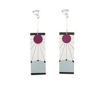 Donna Orecchini D'Argento, Cosplay Anime Orecchini Gioielli Demon Slayer Orecchini Nessuna Lama Di Fantasma Acrilico Cangle Earings per Le Donne Uomini Regali per Fidanzata, Moglie, Sorella, Figlia,
