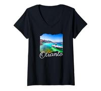 Donna Otranto Maglietta con Collo a V