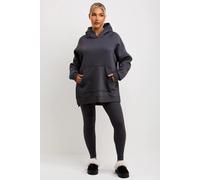 Donna Oversize Felpa con Cappuccio & Leggings Set Lounge Tuta