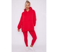 Donna Oversize Felpa con Cappuccio & Leggings Set Lounge Tuta