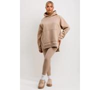 Donna Oversize Felpa con Cappuccio & Leggings Set Lounge Tuta