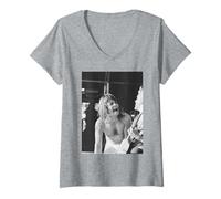 Donna Ozzy Osbourne Blizzard Of Ozz Tour in solitaria 1981 Black Sabbath Maglietta con Collo a V