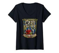 Donna Ozzy Osbourne No Rest for the Wicked Poster Maglietta con Collo a V