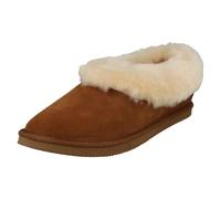 Donna Padders Bordo IN Pelliccia Pantofole Cuddle