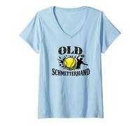 Donna Padel Old Schmetterhand Maglietta con Collo a V