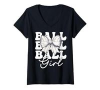 Donna Palla Ragazza Pallavolo Ragazza Maglietta con Collo a V