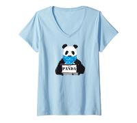 Donna Panda ricercato Umorismo Orso andata Maglietta con Collo a V
