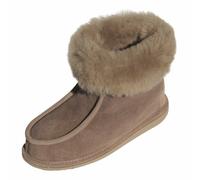 Donna & Pantofole IN Pelle Di Agnello Adam Scarpe Pelliccia Cuoio Caldo