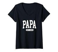 Donna Papa Est 2025 Nuovo regalo promosso per la prima volta per la festa del papà Maglietta con Collo a V