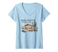 Donna Parco Nazionale del Grand Canyon Maglietta con Collo a V