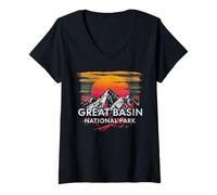 Donna Parco nazionale del Great Basin Maglietta con Collo a V