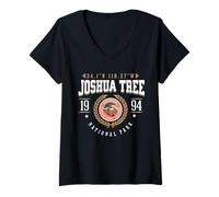 Donna Parco nazionale di Joshua Tree CA Vacanze Souvenir Varsity Maglietta con Collo a V