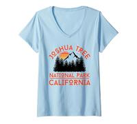 Donna Parco Nazionale Joshua Tree Maglietta con Collo a V