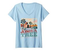 Donna Parco Nazionale Joshua Tree Maglietta con Collo a V