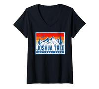 Donna Parco Nazionale Joshua Tree Maglietta con Collo a V