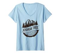 Donna Parco Nazionale Joshua Tree Maglietta con Collo a V