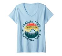 Donna Parco nazionale Joshua Tree Maglietta con Collo a V