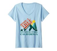 Donna Parco Nazionale Joshua Tree Maglietta con Collo a V