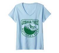 Donna Parco Nazionale Joshua Tree Maglietta con Collo a V