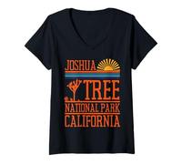 Donna Parco nazionale Joshua Tree Maglietta con Collo a V