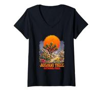 Donna Parco Nazionale Joshua Tree Maglietta con Collo a V