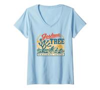 Donna Parco Nazionale Joshua Tree Maglietta con Collo a V