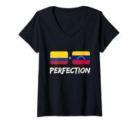 Donna Patrimonio di Perfezione Colombiano e venezuelano Maglietta con Collo a V
