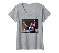 Donna Paul Gascoigne segna Rangers Celtic Scottish Football 1996 Maglietta con Collo a V