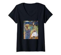 Donna Paul Gauguin - Gli Alberi di Mango #2, Martinica Maglietta con Collo a V