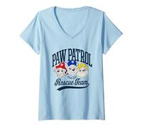 Donna Paw Patrol Brave Buds Rescue Team Maglietta con Collo a V