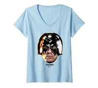 Donna Peacemaker Big Head Maglietta con Collo a V