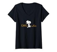 Donna Peanuts - Snoopy Little Cutie Maglietta con Collo a V