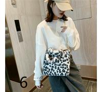 Donna Pelliccia Finta Borsa Borsa Tracolla Pelo Soffice Stampa Animale Leopardo