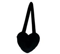 Donna Pelliccia Finta Borsa Messenger a Tracolla Pelo Soffice Felpa Cuore Carino