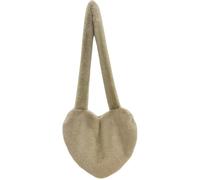 Donna Pelliccia Finta Borsa Messenger a Tracolla Pelo Soffice Felpa Cuore Carino