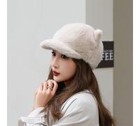 Donna Pelliccia Finta Cappello Baseball Colbacco Gatto Orecchio Carino Inverno'