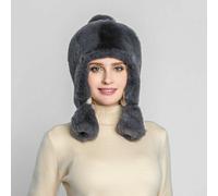 Donna Pelliccia Finta Ushanka Colbacco Russo Cosacco Pom Pom Sci Caldo Inverno