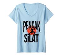 Donna Pencak Silat Maglietta con Collo a V