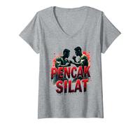 Donna Pencak Silat Maglietta con Collo a V