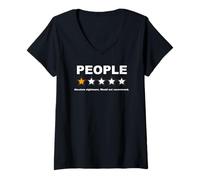 Donna People One Star | Absolute Nightmare Non consiglierebbe Maglietta con Collo a V