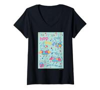Donna Peppa Pig Arms in The Air Maglietta con Collo a V