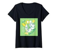 Donna Peppa Pig Big Brother Maglietta con Collo a V