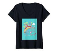 Donna Peppa Pig Big Sister Maglietta con Collo a V