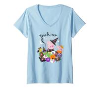 Donna Peppa Pig Halloween Trick Or Treat Witch Costume Maglietta con Collo a V
