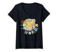 Donna Peppa Pig Lost Maglietta con Collo a V