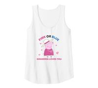 Donna Peppa Pig Pink Or Blue Grandma Pig Loves You Canotta