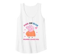 Donna Peppa Pig Pink Or Blue Mummy Pig Loves You Canotta