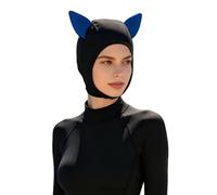 Donna Per Lo Snorkeling E Il Nuoto Subacqueo Cappello Surf Termico | Materiale Caldo In Neoprene Mm,Design Carino Orecchie Gatto,Sigillo Impermeabile E Prova Vento,Calcio,Danza Classica