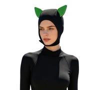 Donna Per Lo Snorkeling E Il Nuoto Subacqueo Cappello Surf Termico | Materiale Caldo In Neoprene Mm,Design Carino Orecchie Gatto,Sigillo Impermeabile E Prova Vento,Calcio,Danza Classica